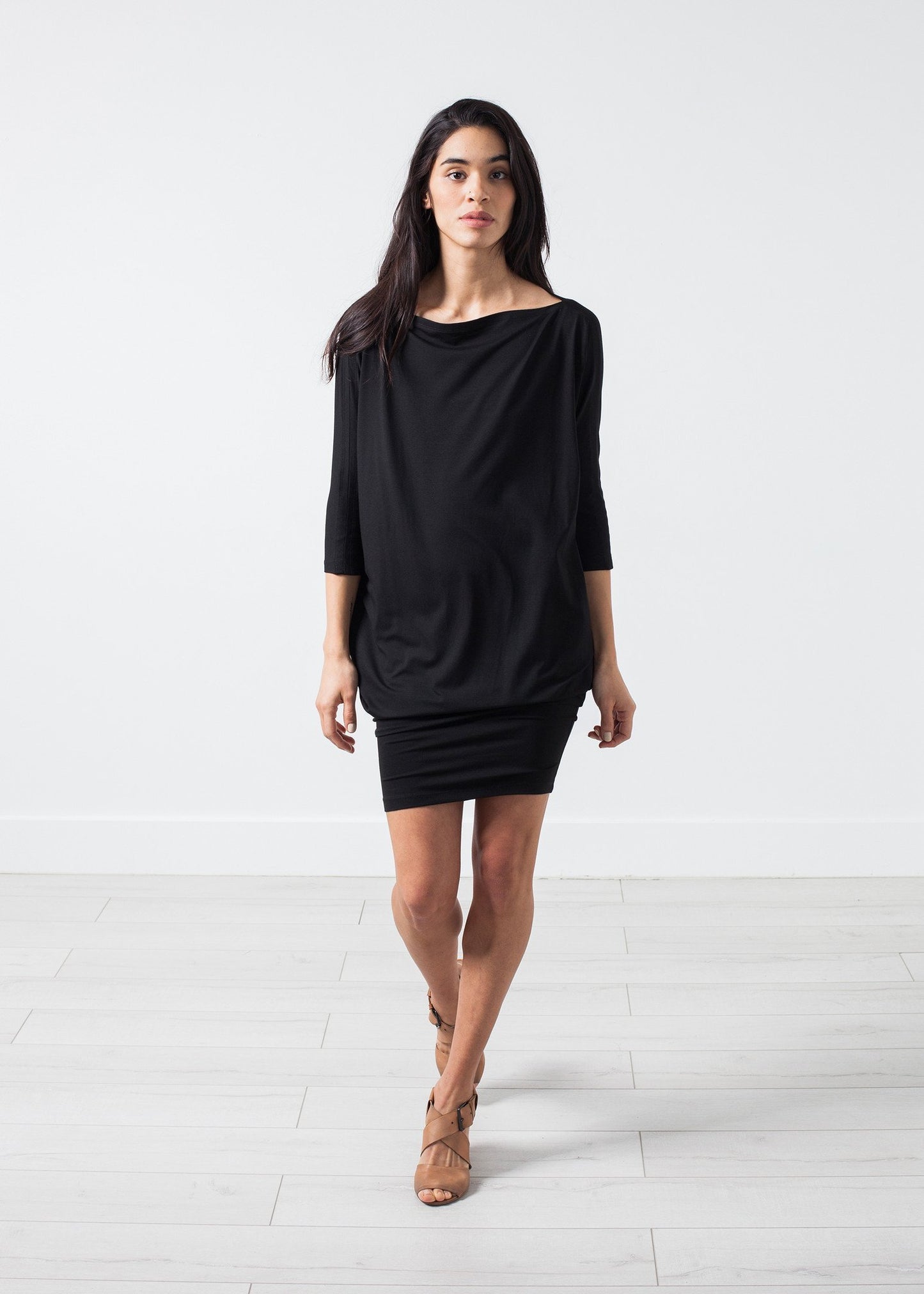 3/4 Sleeve Kimono Dress