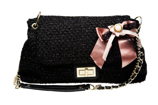 Black Occasion Chain Purse